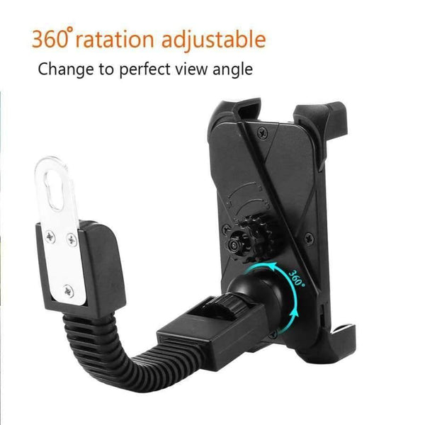 Planet Gates Motorcycle Mobile Phone Holder Rearview Mirror Car Holder Mount Phone Stand Bracket for Motorcycle Electric Car Scooter