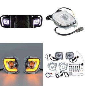 Planet Gates Motorcycle Motorbike LED Turn Signal Driving Fog Light For Honda Goldwing GL1800 12-17 F6B Valkyrie GL18RFL 2012-2016 13 14 15