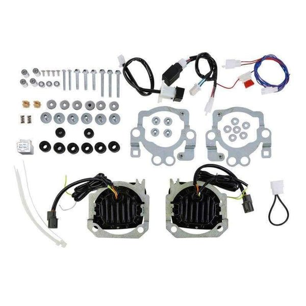 Planet Gates Motorcycle Motorbike LED Turn Signal Driving Fog Light For Honda Goldwing GL1800 12-17 F6B Valkyrie GL18RFL 2012-2016 13 14 15