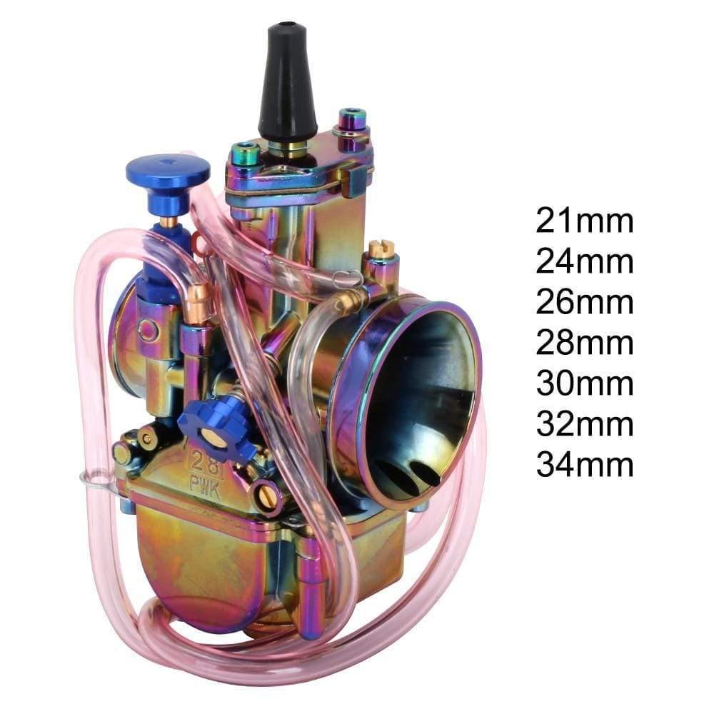 Planet Gates Motorcycle Multicolor Colorful Scooter Carburetor Carburador Carb Cable For Keihin PWK 21 24 26 28 30 32 34mm With Power Jets