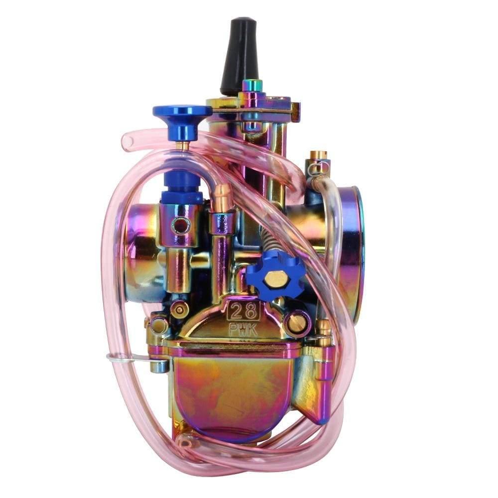 Planet Gates Motorcycle Multicolor Colorful Scooter Carburetor Carburador Carb Cable For Keihin PWK 21 24 26 28 30 32 34mm With Power Jets