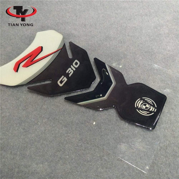 Motorcycle Parts For BMW G310R Tank Grip Cover Sticker 3D Decal Emblem Protection Tank Pad Cas Cap Fit For BMW G310 R G 310R
