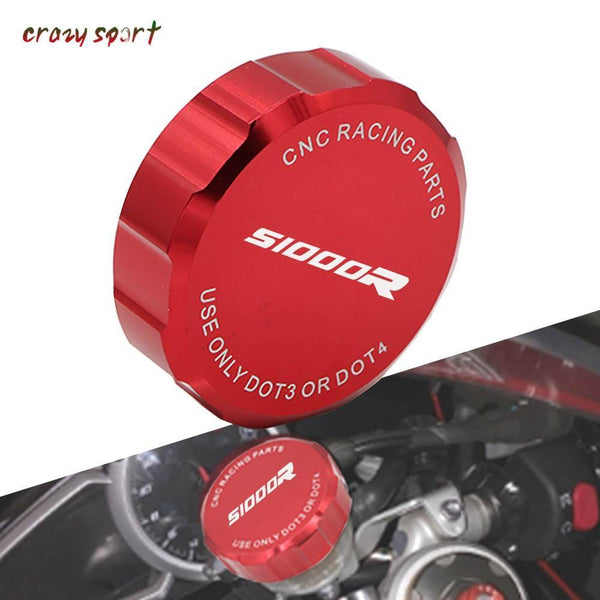 Motorcycle Parts For BMW S1000R S1000 R S 1000R 2015-2017 2016 Front Brake Fluid Reservoir Cover Cap With Logo