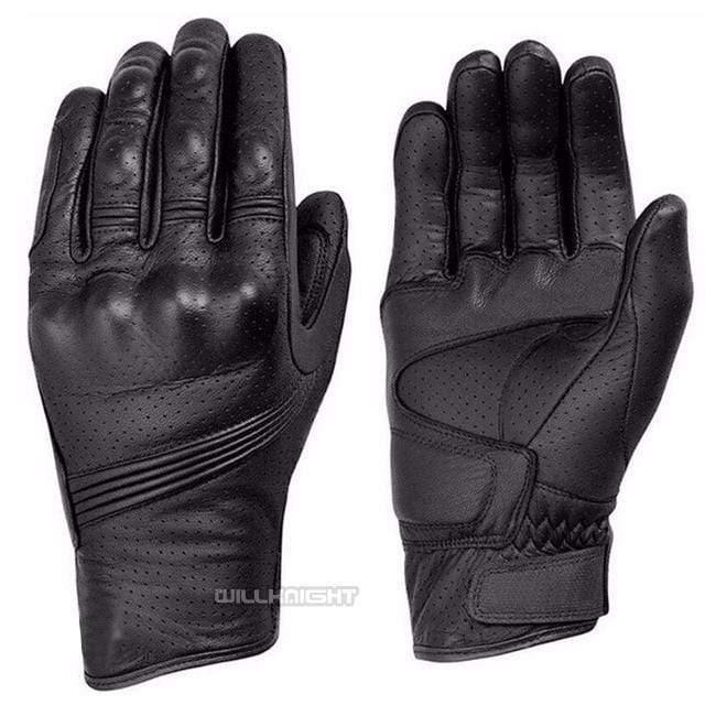 Planet Gates Motorcycle Racing Touchscreen Gloves ATV Downhill Cycling Riding Genuine Leather Gloves
