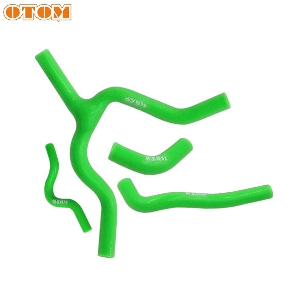Planet Gates Motorcycle Silicone Radiator Coolant Hose Kit For KAWASAKI KXF KX250F KX450F 2007 2008 2009 2010 2015 2019 GREEN
