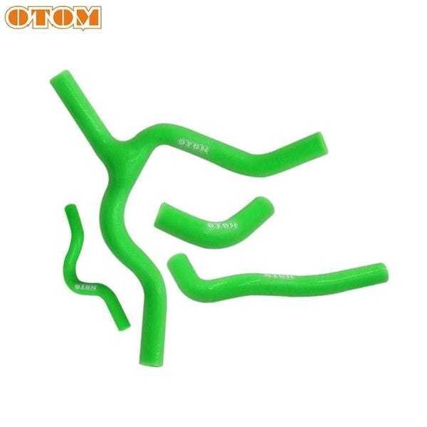 Planet Gates Motorcycle Silicone Radiator Coolant Hose Kit For KAWASAKI KXF KX250F KX450F 2007 2008 2009 2010 2015 2019 GREEN