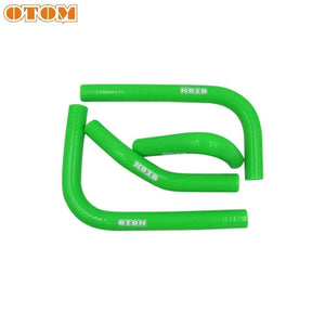 Planet Gates Motorcycle Silicone Radiator Coolant Hose Kit For KAWASAKI KXF KX250F KX450F 2007 2008 2009 2010 2015 2019 GREEN