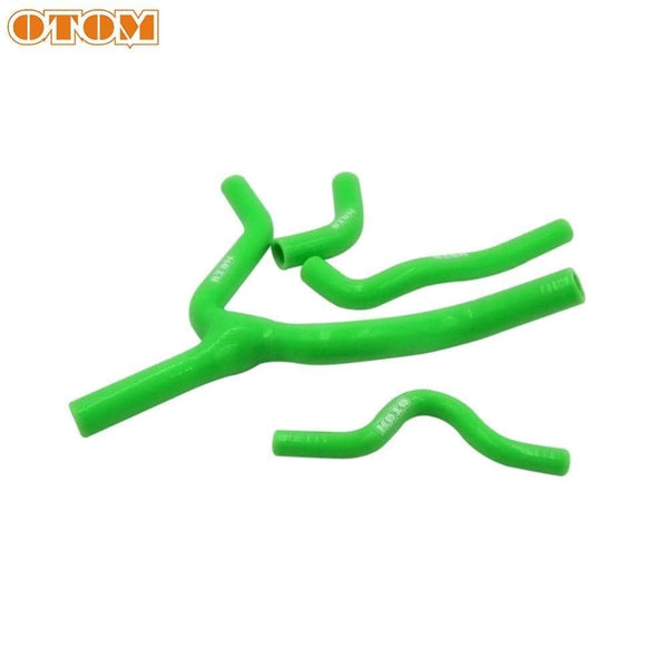 Planet Gates Motorcycle Silicone Radiator Coolant Hose Kit For KAWASAKI KXF KX250F KX450F 2007 2008 2009 2010 2015 2019 GREEN