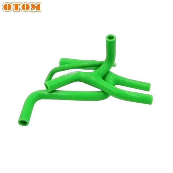 Planet Gates Motorcycle Silicone Radiator Coolant Hose Kit For KAWASAKI KXF KX250F KX450F 2007 2008 2009 2010 2015 2019 GREEN