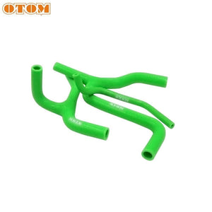 Planet Gates Motorcycle Silicone Radiator Coolant Hose Kit For KAWASAKI KXF KX250F KX450F 2007 2008 2009 2010 2015 2019 GREEN