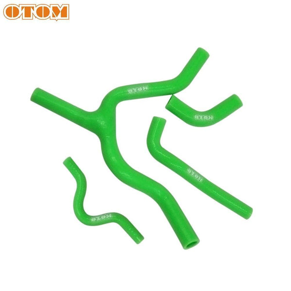 Planet Gates Motorcycle Silicone Radiator Coolant Hose Kit For KAWASAKI KXF KX250F KX450F 2007 2008 2009 2010 2015 2019 GREEN