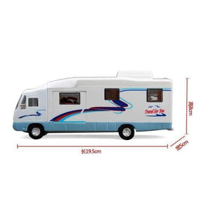 Planet Gates Motorhome Car Toys Recreational Vehicle(RV) Diecast PVC Pull Back Car Model Toy For Gift/Kids -Free Shipping