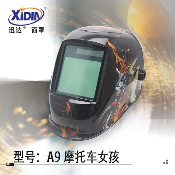 Planet Gates motuoche-958I Auto darkening welding helmet/welding mask/MIG MAG TIG True Color/Real Color/4arc sensor/Solar cell (Grand-918I/958I)