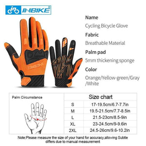 Planet Gates Mountain Bike Gloves Autumn Winter Touch Screen Men Women MTB Bicycle Cycling Gloves Full Finger Shockproof Sport Gloves