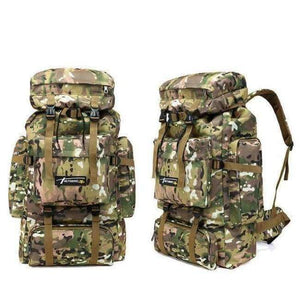 Planet Gates Mountain Camo Camo Tactical Backpack Military Army Waterproof Hiking Camping Backpack Travel Rucksack Outdoor Sports Climbing Bag