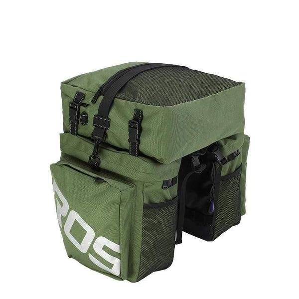 Planet Gates Mountain Road Bicycle Bike 3 in 1 Trunk Bags Cycling Double Side Rear Rack Tail Seat Pannier Pack Luggage Carrier