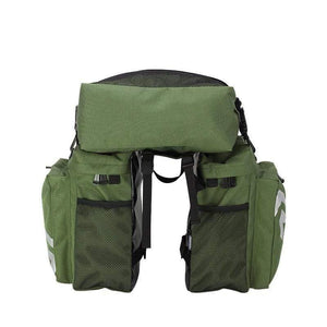Planet Gates Mountain Road Bicycle Bike 3 in 1 Trunk Bags Cycling Double Side Rear Rack Tail Seat Pannier Pack Luggage Carrier