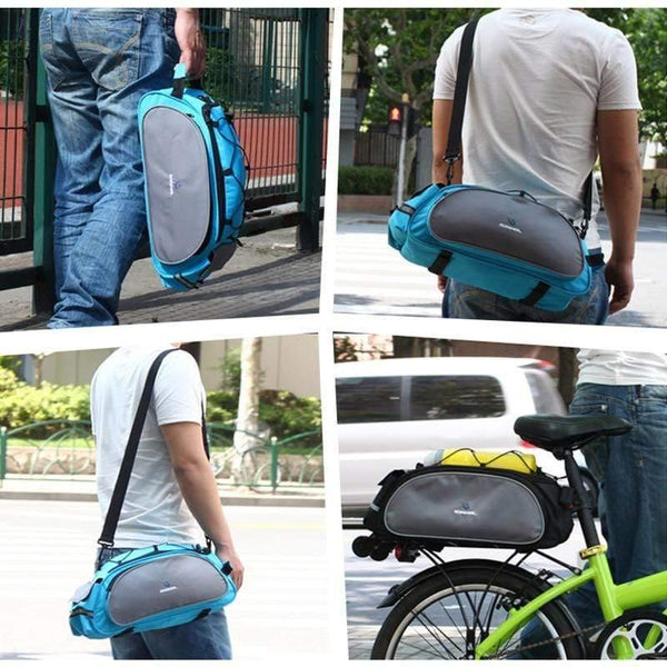 Planet Gates Mountain Road Bike Bicycle Cycling Rear Seat Rack Trunk Bag Pack Pannier Carrier Shoulder Bag Handbag 13L