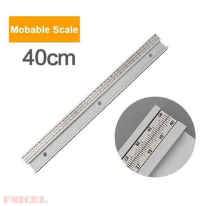 Planet Gates Movable 400mm 45 Type T Track With Scale Aluminium Alloy T-tracks Slot Miter Track 300-800mm DIY Table Saw Workbench Woodworking Tools