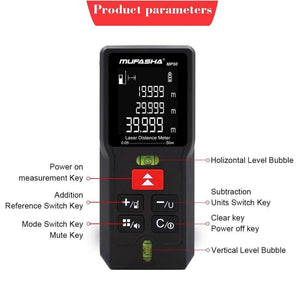 MP Series 50M 70M 100M Laser Rangefinder Laser Rangefinder Distance Meter Laser Digital Electronic Tape Measures