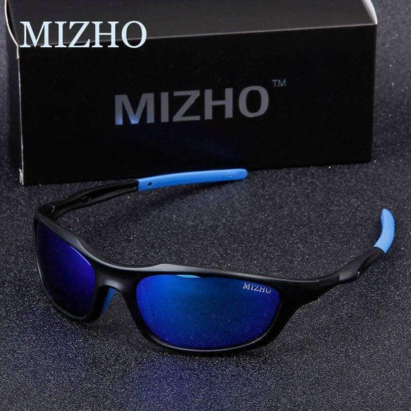 Planet Gates MPTYJ001 blue / PHOTO COLOR MIZHO Brand Anti-Reflective HD Visual Sunglasses Men Polarized 2018 Fashion Small Frame Male Eyewear Women Sun Glasses Travel