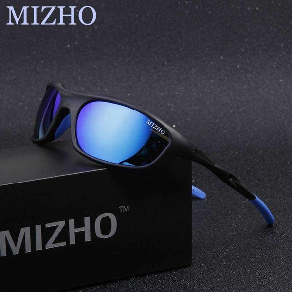 Planet Gates MPTYJ001 blue / PHOTO COLOR MIZHO Brand Anti-Reflective HD Visual Sunglasses Men Polarized 2018 Fashion Small Frame Male Eyewear Women Sun Glasses Travel