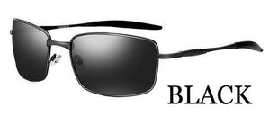 Planet Gates MPTYJ049 BLACK / PHOTO COLOR Brand Designer Driving Polarized Sunglasses Men Rectangle Metal Sun Glasses Eyewear Accessories