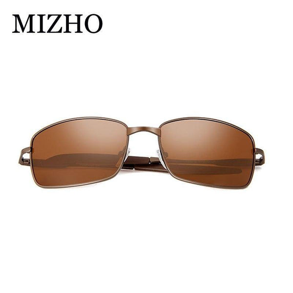 Planet Gates MPTYJ049 BLACK / PHOTO COLOR Brand Designer Driving Polarized Sunglasses Men Rectangle Metal Sun Glasses Eyewear Accessories