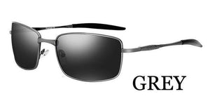 Planet Gates MPTYJ049 GREY / PHOTO COLOR Brand Designer Driving Polarized Sunglasses Men Rectangle Metal Sun Glasses Eyewear Accessories