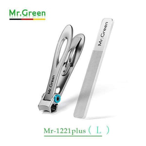 Planet Gates MR-1221plus Nail clippers  Trimmer Stainless Steel Nail tools manicure Thick Nails  cutter  scissors with glass nail file
