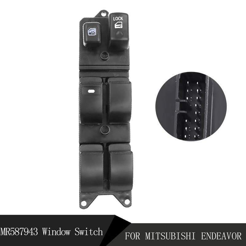 Planet Gates MR587943 WSMT010 Left Driver Side Power Window Switch For Mitsubishi Montero Endeavor Lancer Evolution Sedan 4-Door 2004-2006