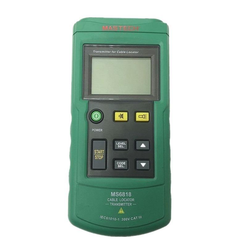 Ms6818 Portable Professional Wire Cable Tracker Pipe Locator Detector Tester Line Tracker Voltage 12~400V