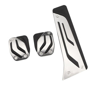 Carmilla Stainless SteelCar Pedals Cover for BMW X1 X3 X4 X5 X6 1/2/3/5/6/7-Series E39 E46 E87 E60 E90 E91 E92 Z4 F30 F20 Parts
