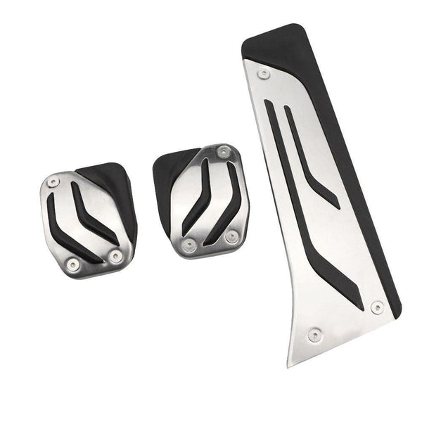 Carmilla Stainless SteelCar Pedals Cover for BMW X1 X3 X4 X5 X6 1/2/3/5/6/7-Series E39 E46 E87 E60 E90 E91 E92 Z4 F30 F20 Parts