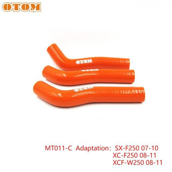 Planet Gates MT011-C Motocross Orange Silicone Radiator Hose Kit Car Motor Bike Accessories Tubing Hose For KTM SXF XCF-W XCW EXC-F 250 450 500