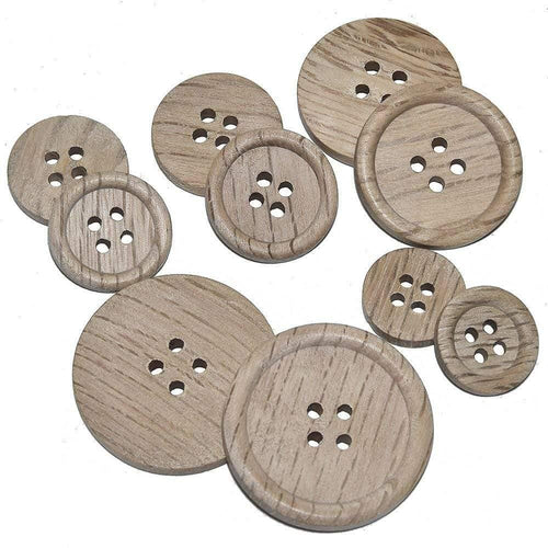 Planet Gates MT15 / Diameter 15mm 30pcs 10PCs 30PCs Natural Color Chestnut Wood Texture Wooden Buttons 15-30mm Sewing  Scrapbooking For Clothes Handmade 4 Holes Button