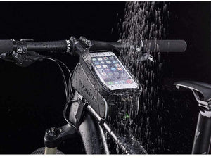 Planet Gates MTB Bicycle Bike Bag 6" Touchscreen Frame Reflective Bag Cycling Top Waterproof Tube Bag Phone Case Bike Accessories