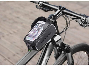 Planet Gates MTB Bicycle Bike Bag 6" Touchscreen Frame Reflective Bag Cycling Top Waterproof Tube Bag Phone Case Bike Accessories