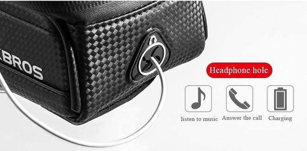 Planet Gates MTB Bicycle Bike Bag 6" Touchscreen Frame Reflective Bag Cycling Top Waterproof Tube Bag Phone Case Bike Accessories