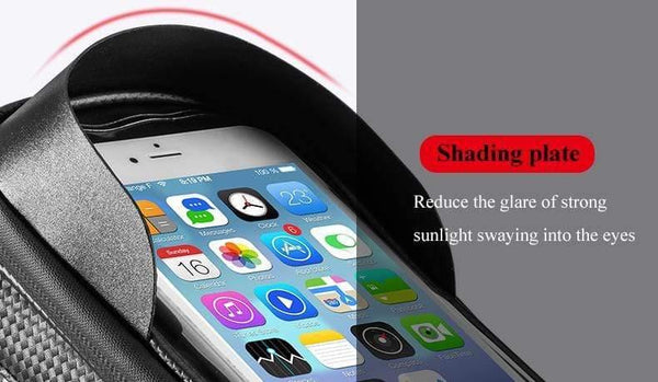 Planet Gates MTB Bicycle Bike Bag 6" Touchscreen Frame Reflective Bag Cycling Top Waterproof Tube Bag Phone Case Bike Accessories