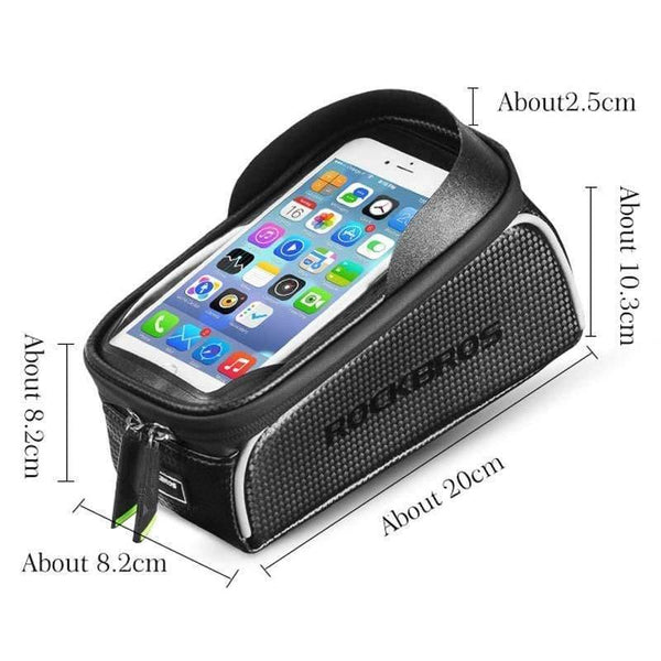 Planet Gates MTB Road Bike Bicycle Bags Waterproof Touch Screen Cycling Top Front Tube Frame Bags 6.0 Phone Case Bike Accessories