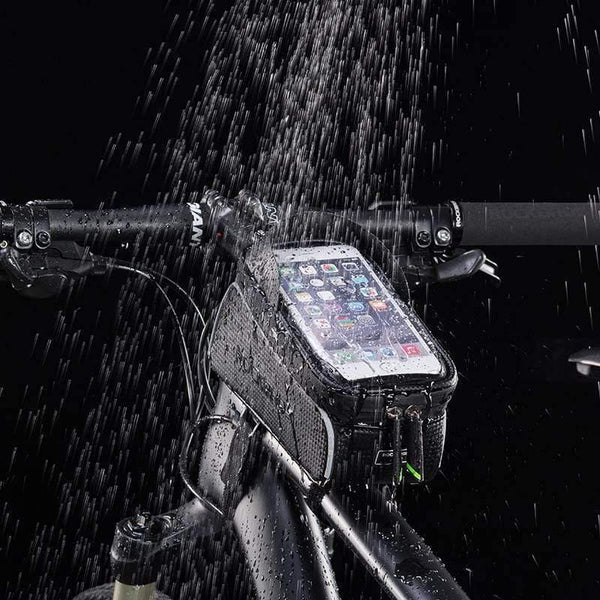 Planet Gates MTB Road Bike Bicycle Bags Waterproof Touch Screen Cycling Top Front Tube Frame Bags 6.0 Phone Case Bike Accessories