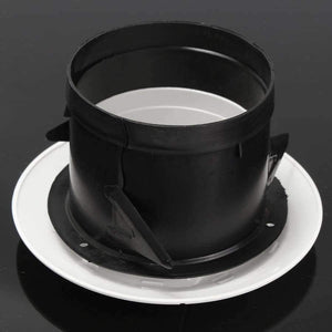 Planet Gates MTGATHER ABS Air Vent Grille Metal Ventilation Cover Wall Grilles Duct Louvre Wall Ventilation Outlet Exhaust Grille Round 100mm