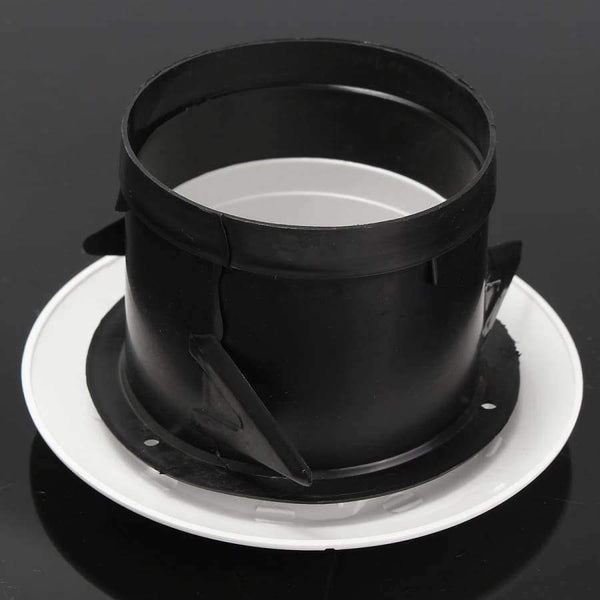 Planet Gates MTGATHER ABS Air Vent Grille Metal Ventilation Cover Wall Grilles Duct Louvre Wall Ventilation Outlet Exhaust Grille Round 100mm