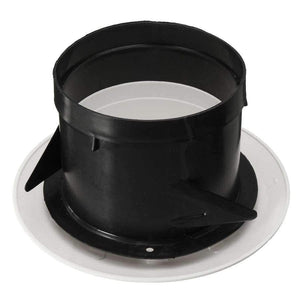 Planet Gates MTGATHER ABS Air Vent Grille Metal Ventilation Cover Wall Grilles Duct Louvre Wall Ventilation Outlet Exhaust Grille Round 100mm