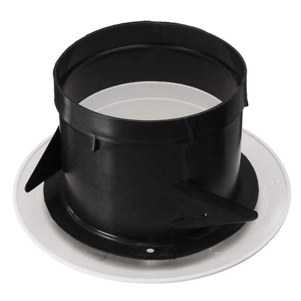 Planet Gates MTGATHER ABS Air Vent Grille Metal Ventilation Cover Wall Grilles Duct Louvre Wall Ventilation Outlet Exhaust Grille Round 100mm