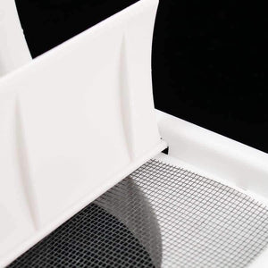 Planet Gates MTGATHER Air Vent Grille Ventilation Cover Plastic White Wall Grilles Duct 200x200x40mm Heating Cooling & Vents Vents