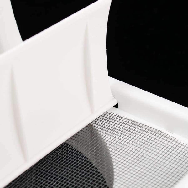 Planet Gates MTGATHER Air Vent Grille Ventilation Cover Plastic White Wall Grilles Duct 200x200x40mm Heating Cooling & Vents Vents