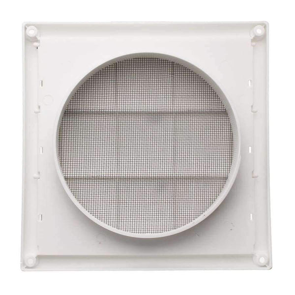 Planet Gates MTGATHER Air Vent Grille Ventilation Cover Plastic White Wall Grilles Duct 200x200x40mm Heating Cooling & Vents Vents