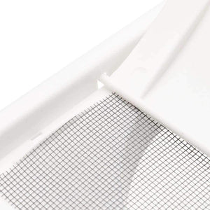 Planet Gates MTGATHER Air Vent Grille Ventilation Cover Plastic White Wall Grilles Duct 200x200x40mm Heating Cooling & Vents Vents